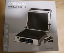 Ambiano Kontaktgrill GT-SF-KG-02 Tischgrill Paninigrill Grillplatte 2200W NEU
