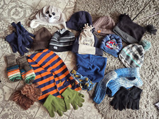Bekleidungspaket Mütze Schal Loop Handschuhe Winter Hut Junge 128 122/116/110