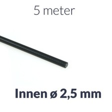 5m x Bowdenzughülle schwarz