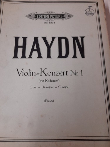 Haydn violinkonzert 1 - /, c-dur