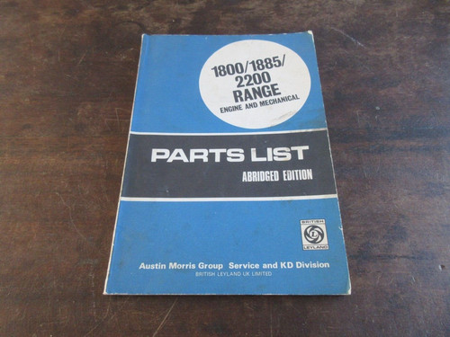 Austin 1800 1885 2200 - , range