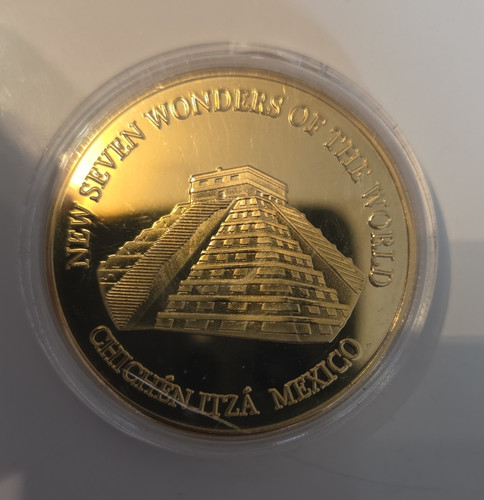 Goldmedaille chichén itzá - goldmedaille,
