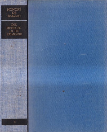 Buch balzac die menschliche - buch:,