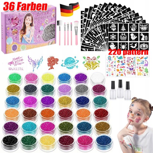 Glitzer tattoo set - tattoo,
