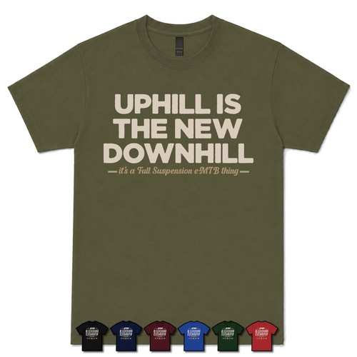 Uphill the new - is,
