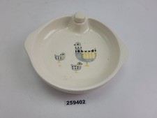 Keramik Baby-Heizung Wärmeschale Teller Vögel Tauben #259402