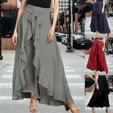 Damen chiffon hosenrock - chiffon,