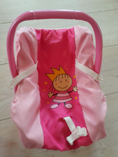 Wippe / Maxi Cosi / Autositz - Bayer - pink - Prinzessin - für Puppen