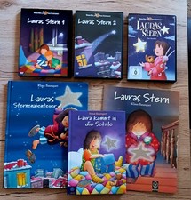 LAURAS Stern - PAKET : 3 gebrauchte  DVD`s  und 3 Bücher, s. Pic`s u. Text TOP*