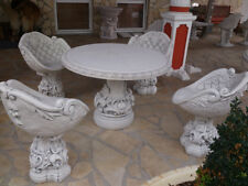 Sitzgruppe 4 Sessel + 1 Tisch