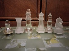 Vintage Schachspiel - Glas!