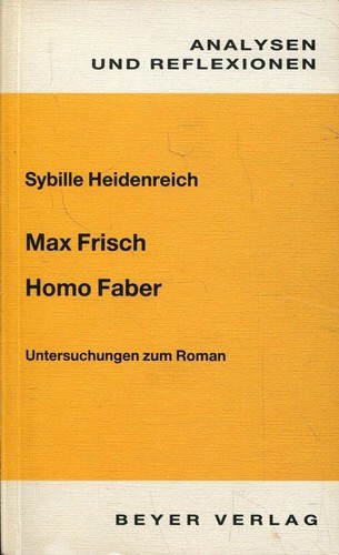 Max frisch homo faber - max,