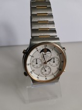 Seiko 7a48 - 7000  Mondphase Top Chronograph Moon Phase Vintage 