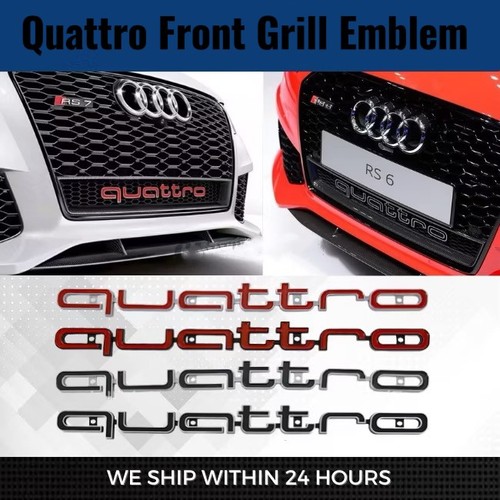 Quattro grill emblem abs - grill,