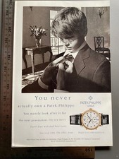 Patek Philippe Ref. 5034 Original 1998 Vintage Werbung Watch Advert Reklame
