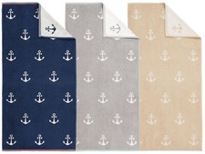 Frottierserie MARITIM Nautik Anker Handtuch Duschtuch *Made in Germany*