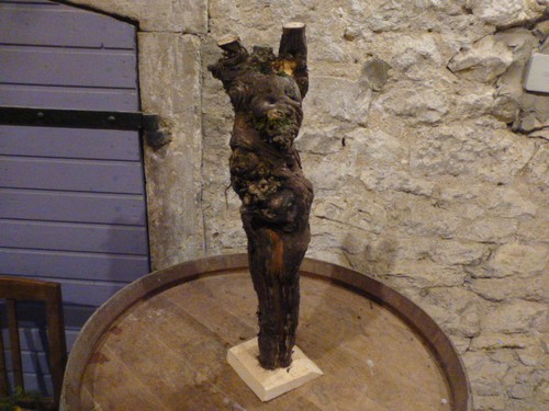 Stele skulptur holz naturholz - stele,