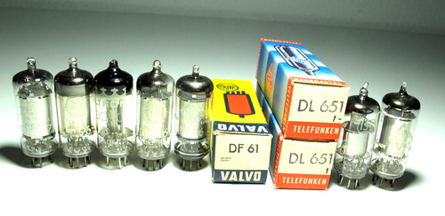 10x röhren konvolut neu - d-, röhren-konvolut,