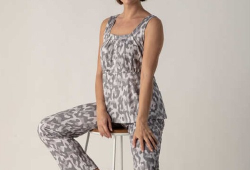 Top grau damen mit - grau,