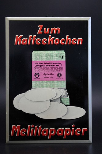 Altes reklame blechschild - reklame,