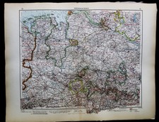 ANDREES HAND ATLAS MAP PLATE