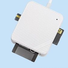 4 in 1 Typ-C Smart Media M2 SD SM XD Speicherkartenleser 4 Steckplätze Adapter
