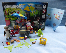 27802. Playmobil 9222  Ghostbusters Hot Dog Stand mit Heft und Karton