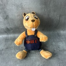 Obi Plüschtier Biber Stofftier Kuscheltier Baumarkt Werbung Heimwerker 30 cm TOP