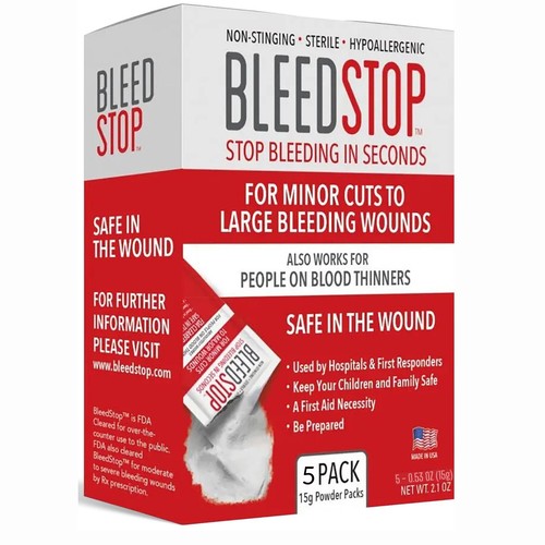 Bleedstop first aid - first, powder