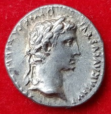 Augustus, 27 v. - 14 n.u.Z., Denar, Gaius Lucius, Prägefrisch-Stempelglanz!