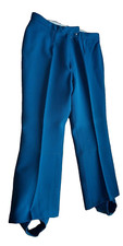 STROMEYER Skihose blau 50er Jahre? Steghose Wolle/Synthetics stretchig mit Lycra