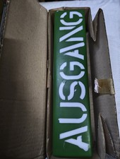 Fluchtweg Notausgang Schild Kunststoff "Ausgang", 2x E14, 25W