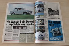Auto Bild 39/1989 Trabant 601 mit 26PS im Fahrbericht auf 4 Seiten