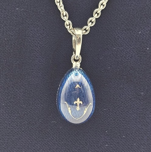 Faberge anhänger in blau - faberge,