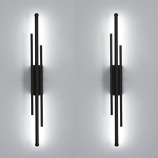 2X LED Wandleuchte 6500K 58cm