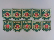10 Polizei Bremen Patches Aufnäher Wappen Ärmelwappen (7520/84)