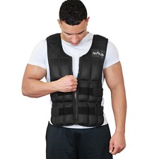 DH FitLife Verstellbare Gewichtsweste 30KG zum Muskelaufbau u. Krafttraining