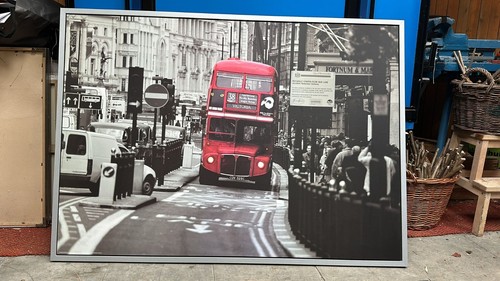 London bus bild mit rahmen - london,