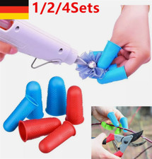 1-4 Stks schnittfeste, hitzebeständige Fingerschutz-Fingerkappe aus Silikon DE