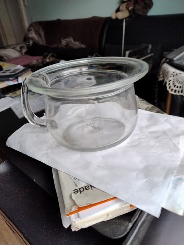 Alter nachttopf aus glas - nachttopf,