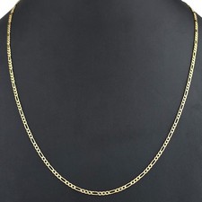 Figarokette 585 14K ECHT GOLD 2,5mm 50cm GESCHENK Goldkette Halskette Unisex NEU