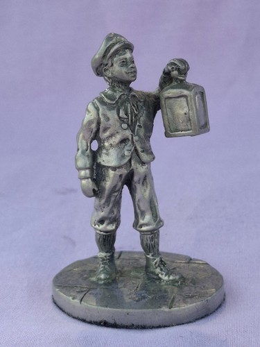 Vintage zinn figur ornament - zinn,