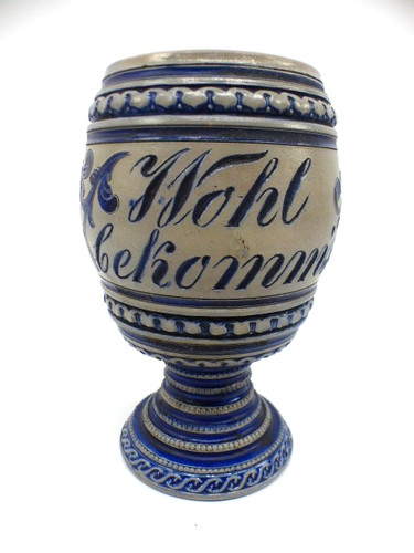 Vintage steingut trinkbecher - vintage,