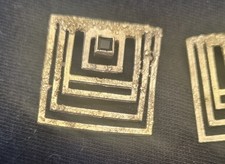 Stilvolle Sterling Silber Ohrringe massiv punziert 925 handgefertigt