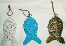 Deko, Maritim, Windspiele, Dekofische, Set, 12-teilig, Tür- und Wanddeko, Party