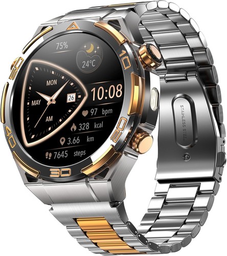 Smartwatch herren militär mit - militär,