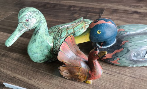 Handbemalte enten auerhahn - handbemalte,