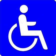 Autoaufkleber Behinderten