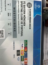 fc bayern münchen tickets 2025 für das Spiel am 09.12.25 gegen Sporting Lissabon