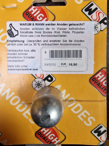 Wsp 541010 zinkanode - 541010,